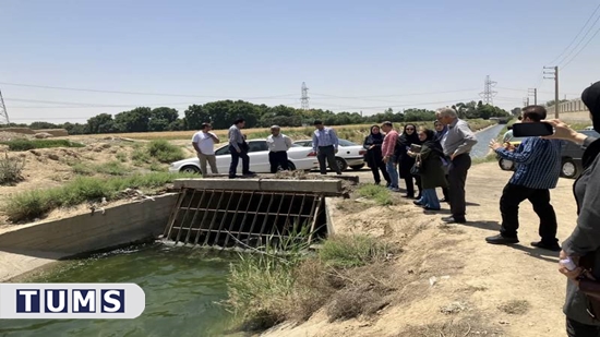 بازدید مشترک از تصفیه خانه فاضلاب غرب استان تهران ( فیروزبهرام) شهرستان اسلامشهر 